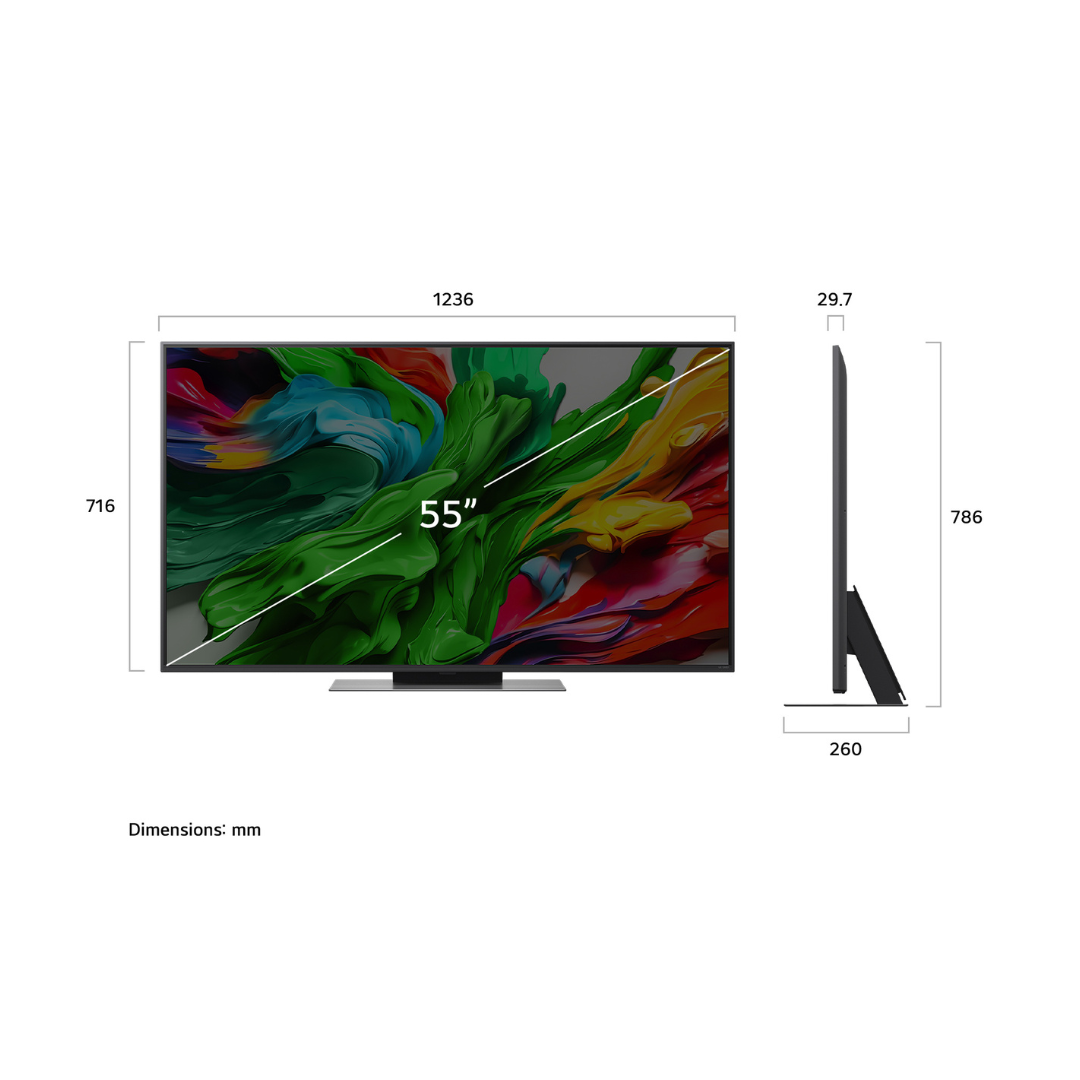 LG 55" QNED EVO QNED86A 4K UHD Mini-LED SMART TV (2025)