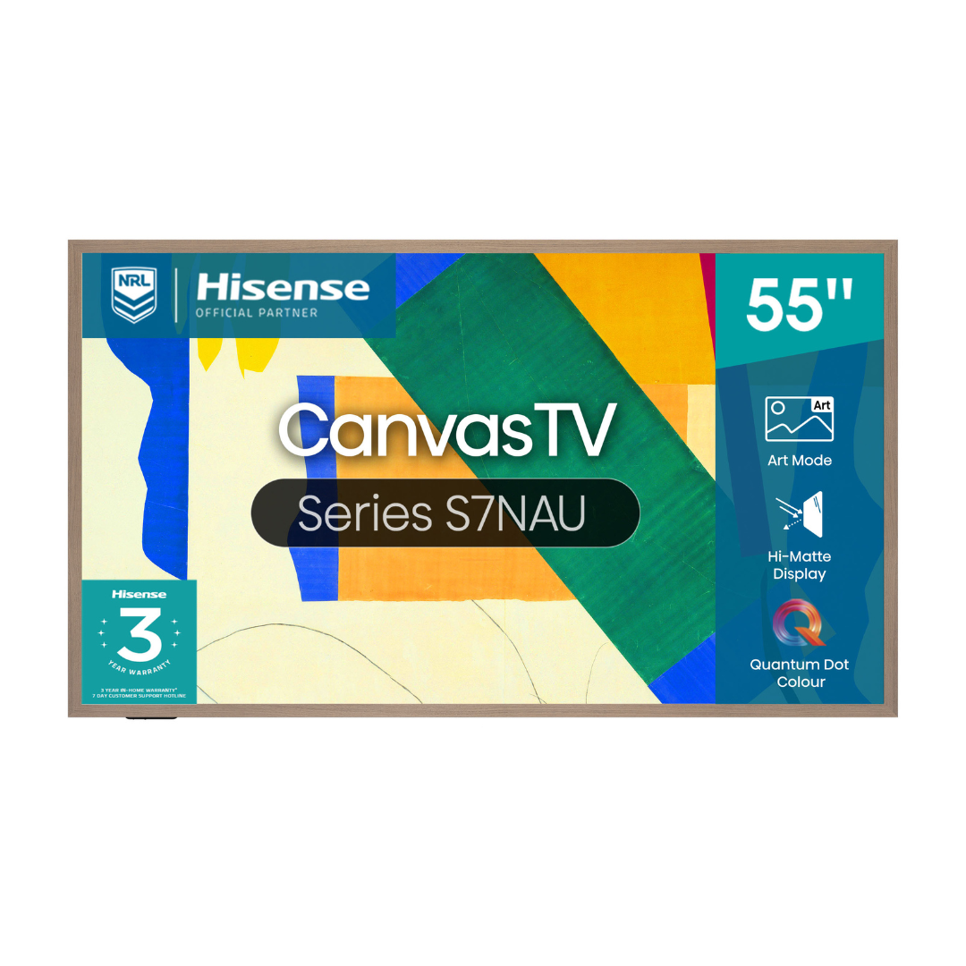 Hisense 55" S7NAU 4K QLED Canvas Smart TV