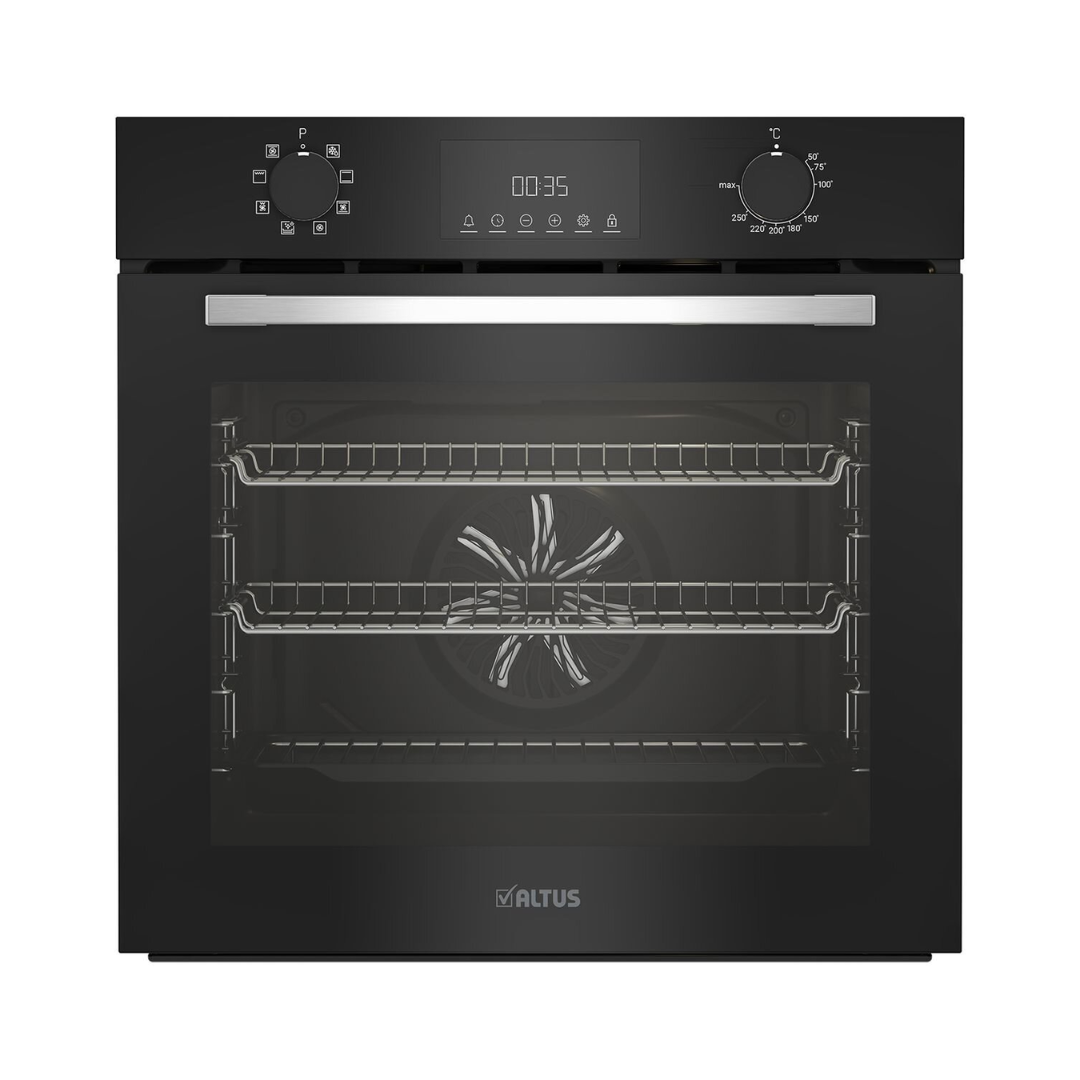 Altus 85L Multifunction Built-in Oven Black