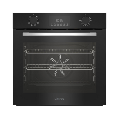 Altus 85L Multifunction Built-in Oven Black