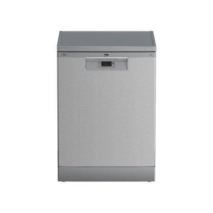 Beko 14 Place Settings Freestanding Dishwasher with Hygiene Intense Stainless Steel