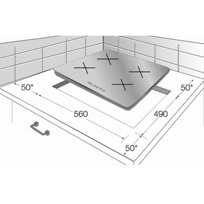 Beko 60cm Vitroceramic Touch Control Electric Cooktop image_2