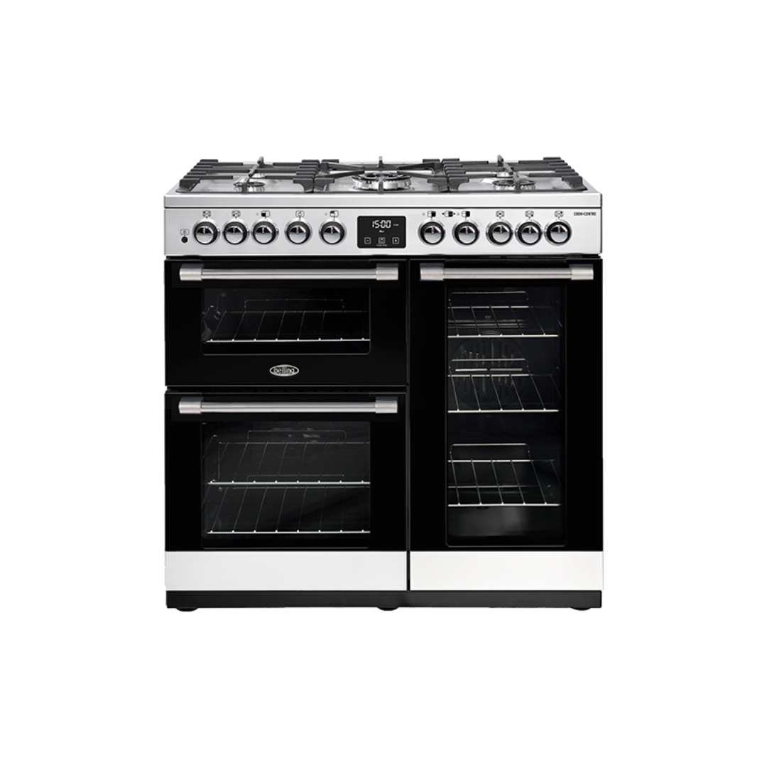 Belling Cookcentre Deluxe With Quad Oven Technology In Stainless Steel image_1