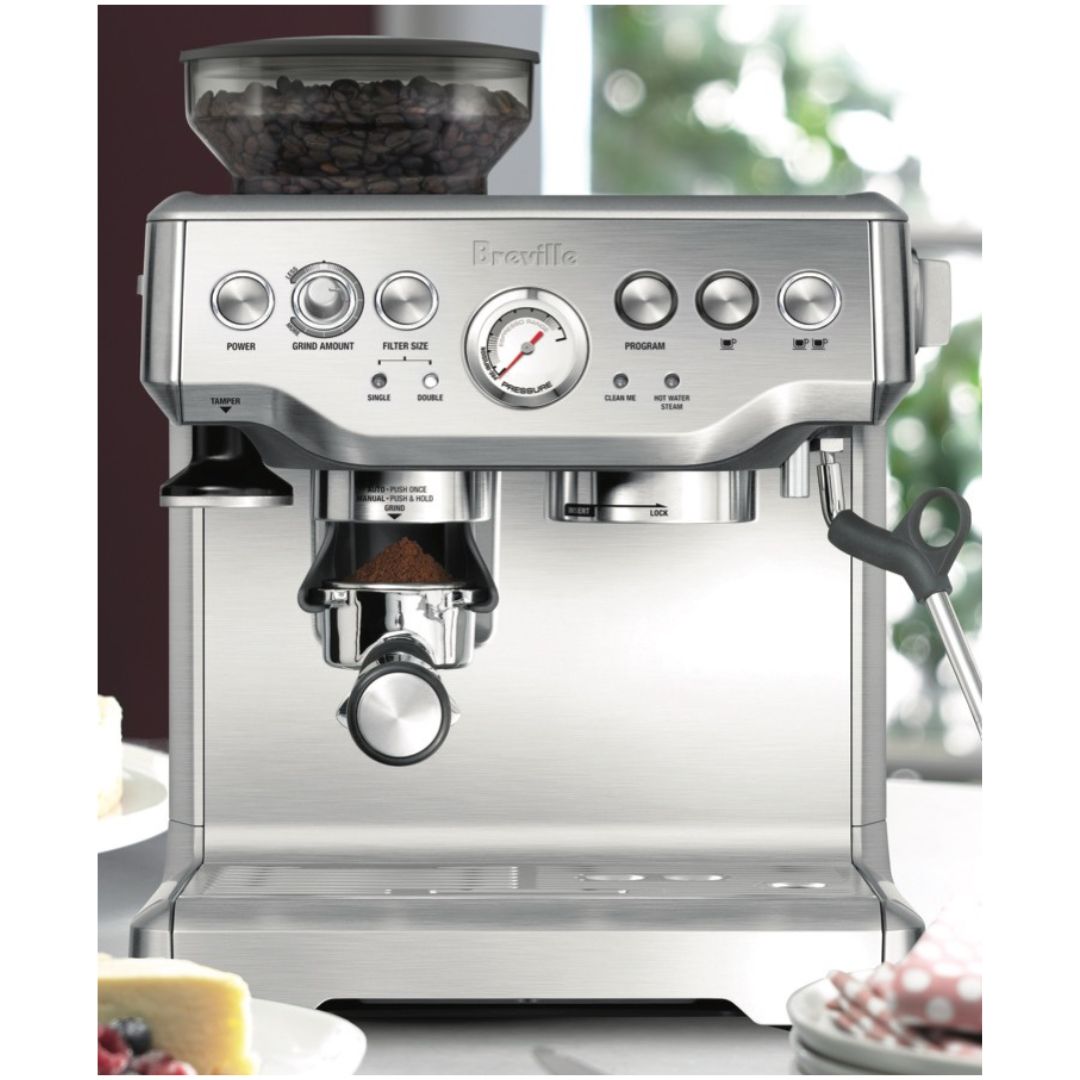 Breville The Barista Express Espresso Machine Stainless Steel BES870BSS Save On Appliances