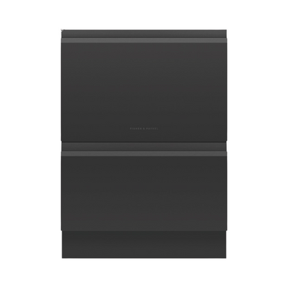 Fisher & Paykel Agency Built-Under Double DishDrawer Dishwasher Black Glass