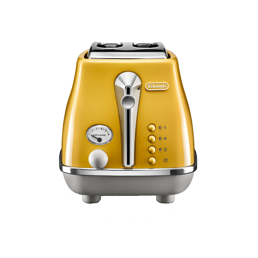 Delonghi Icona Capitals 2 Slice Toaster New York Yellow