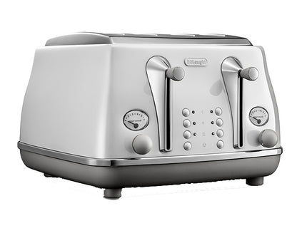 Delonghi Icona Capitals 4 Slice Toaster Sydney White image_2