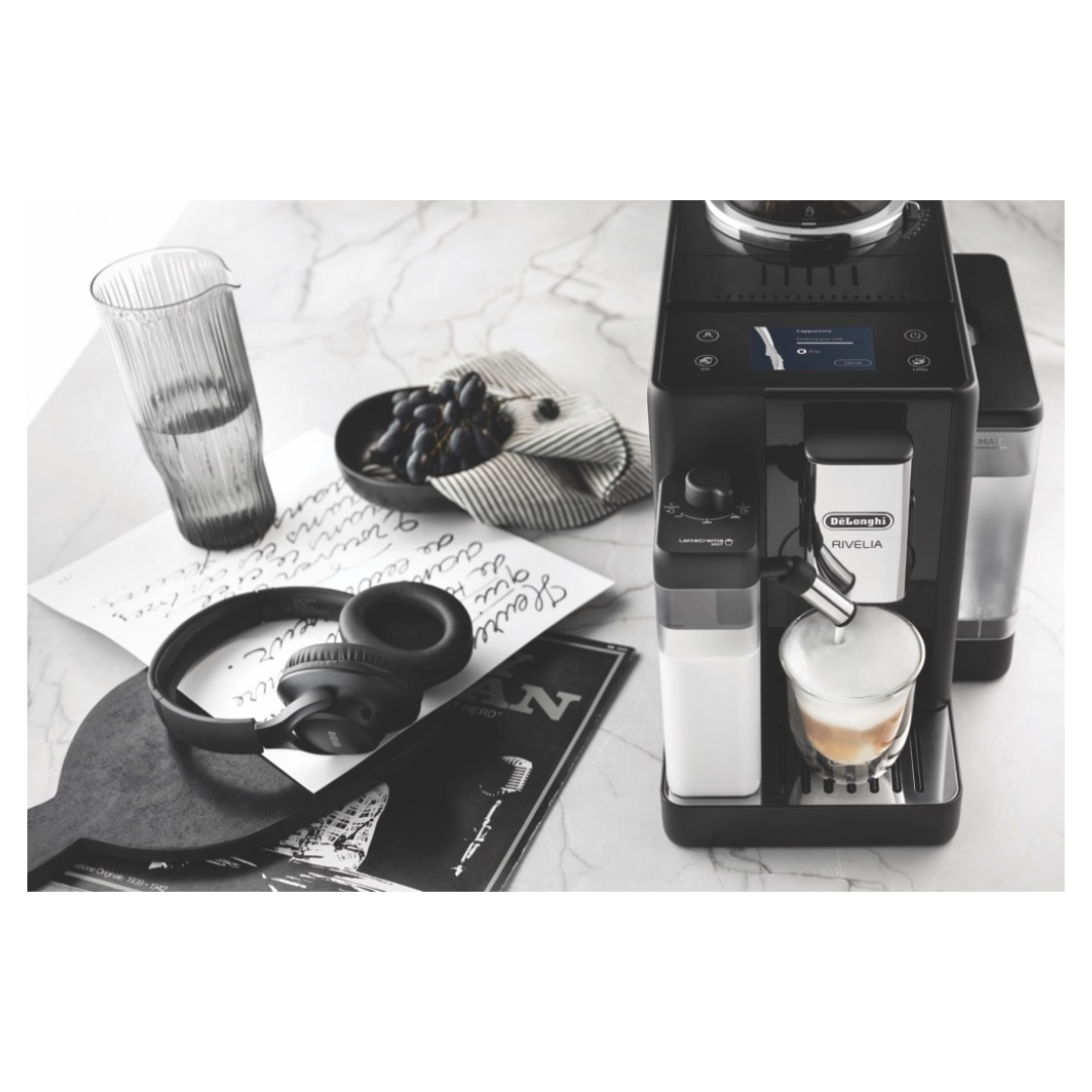 Delonghi Rivelia Fully Automatic Coffee Machine Onyx Black image_7