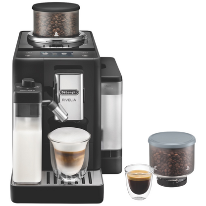 Delonghi Rivelia Fully Automatic Coffee Machine Onyx Black image_1