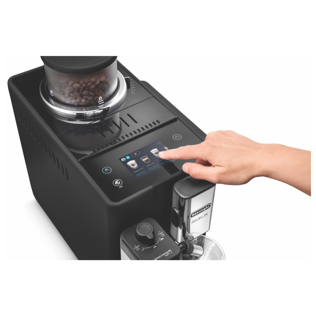 Delonghi Rivelia Fully Automatic Coffee Machine Onyx Black image_4