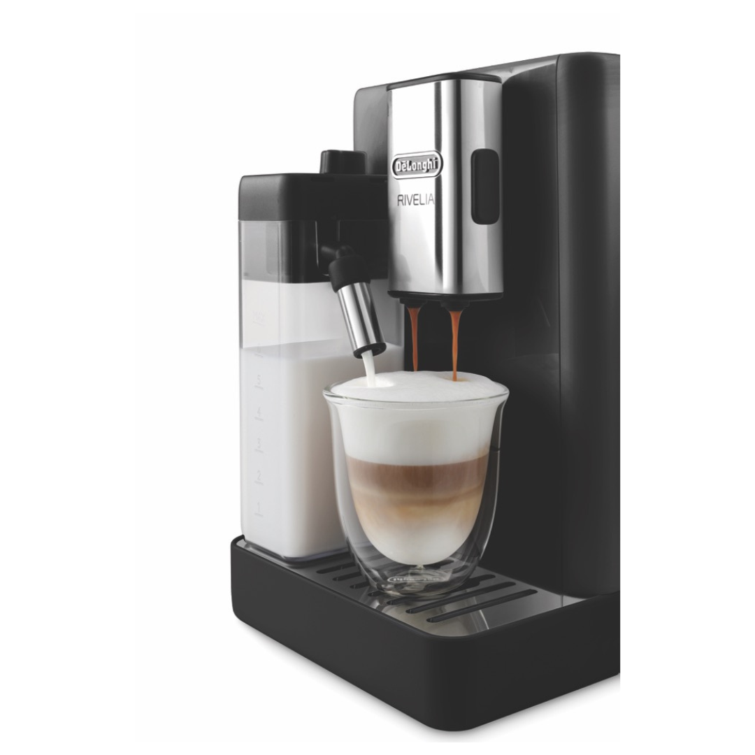 Delonghi Rivelia Fully Automatic Coffee Machine Onyx Black image_5