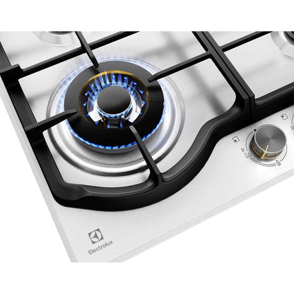 Electrolux 60cm 4 Burner Gas Cooktop in Stainless Steel