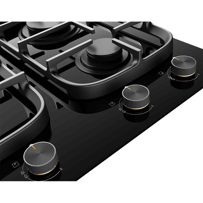 Electrolux 90cm 5 Burner Gas Cooktop in Black