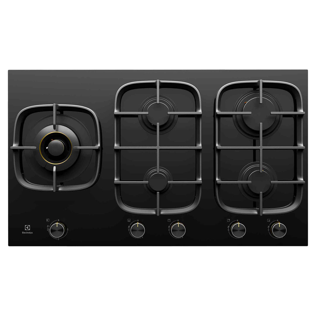 Electrolux 90cm 5 Burner Gas Cooktop in Black image_1