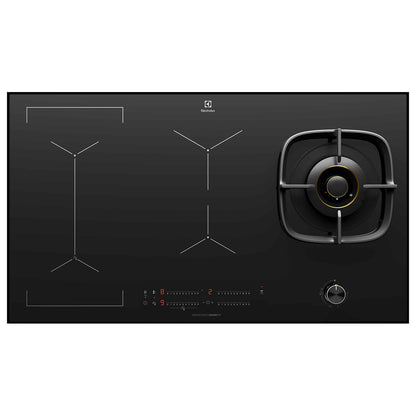 Electrolux 90cm Induction Cooktop with Gas Hob