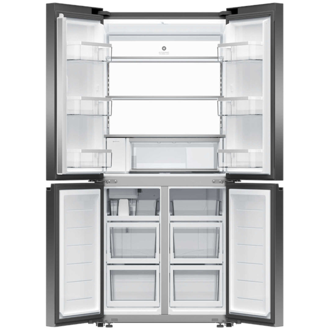 Fisher & Paykel 498L Freestanding Quad Door Refrigerator Freezer with Ice and Water image_3