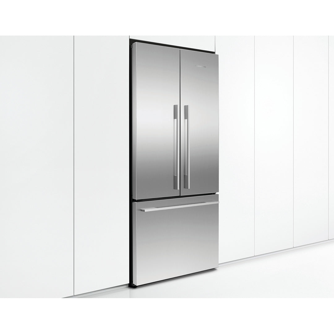 Fisher And Paykel RF610ADX5 614L Stainless Steel French Door Fridge Angle