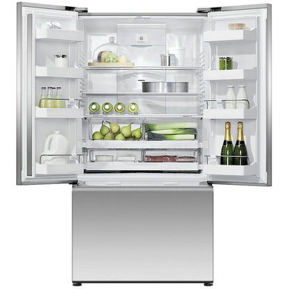 Fisher & Paykel 569L Series 7 French Door Refrigerator Freezer, Ice & Water