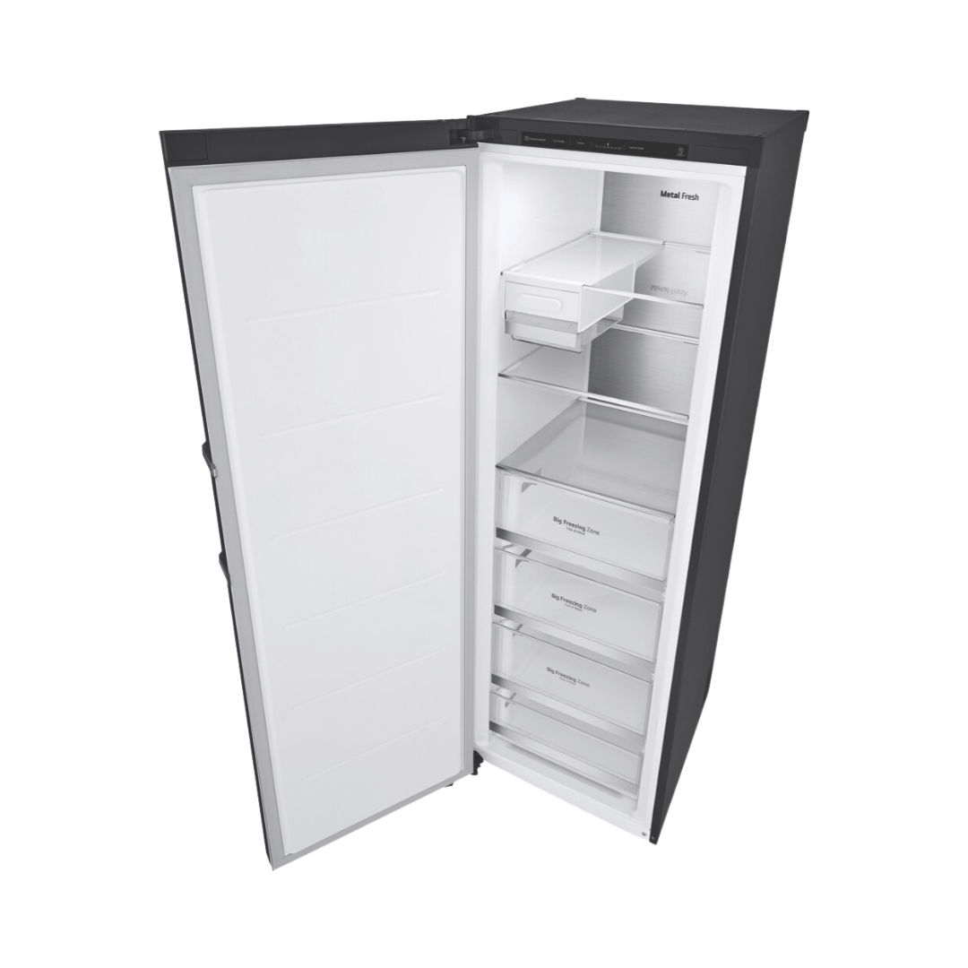 LG 324L Pigeon Pair Single Door Freezer in Matte Black image_8