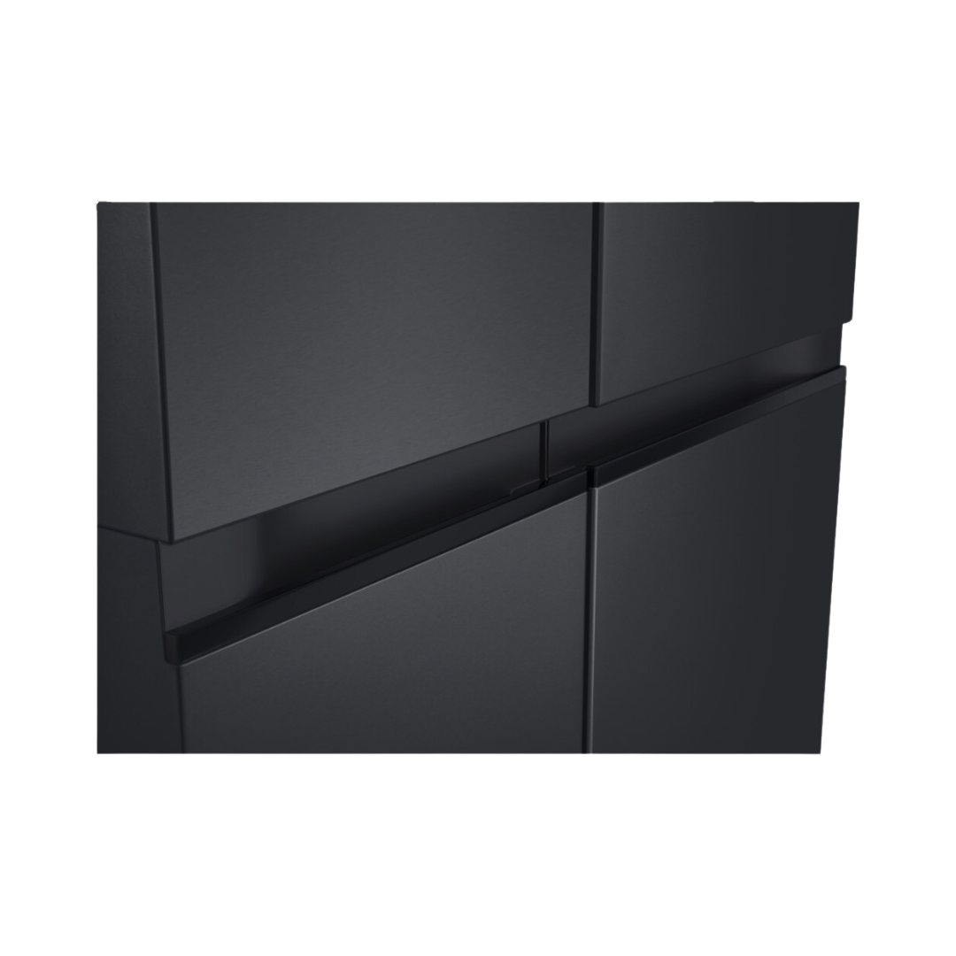 LG 655L Side by Side Fridge Matte Black