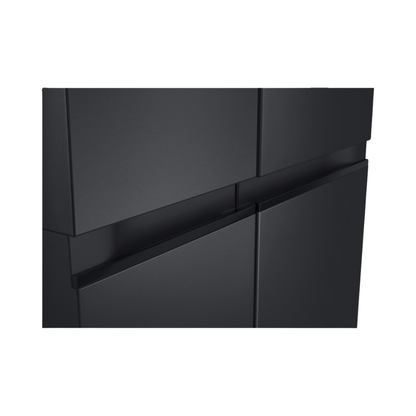 LG 655L Side by Side Fridge Matte Black