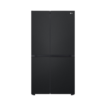 LG 655L Side by Side Fridge Matte Black