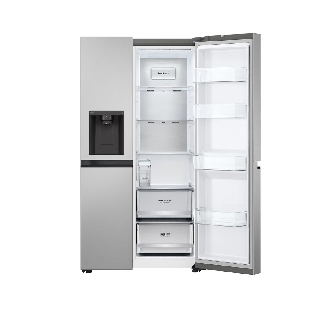 LG 635L Side by Side Stainless Steel with Non-Plumbed Ice and Water