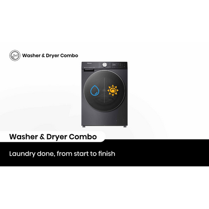 Hisense 10kg/6kg Washer Dryer Combo Black