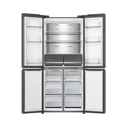 Hisense 483L French Door Fridge Dark Stainless Steel