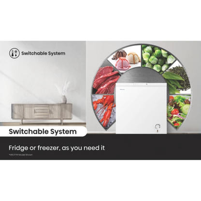 Hisense 145L Hybrid Chest Freezer