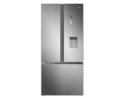 Haier 492L Satin Silver French Door Refrigerator