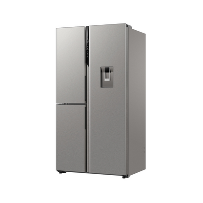 Haier 574L Three Door Side-by-Side Refrigerator Freezer with Water