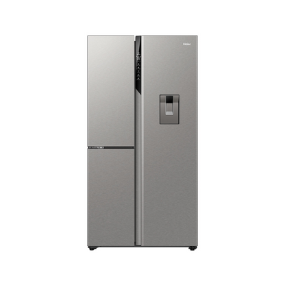 Haier 574L Three Door Side-by-Side Refrigerator Freezer with Water