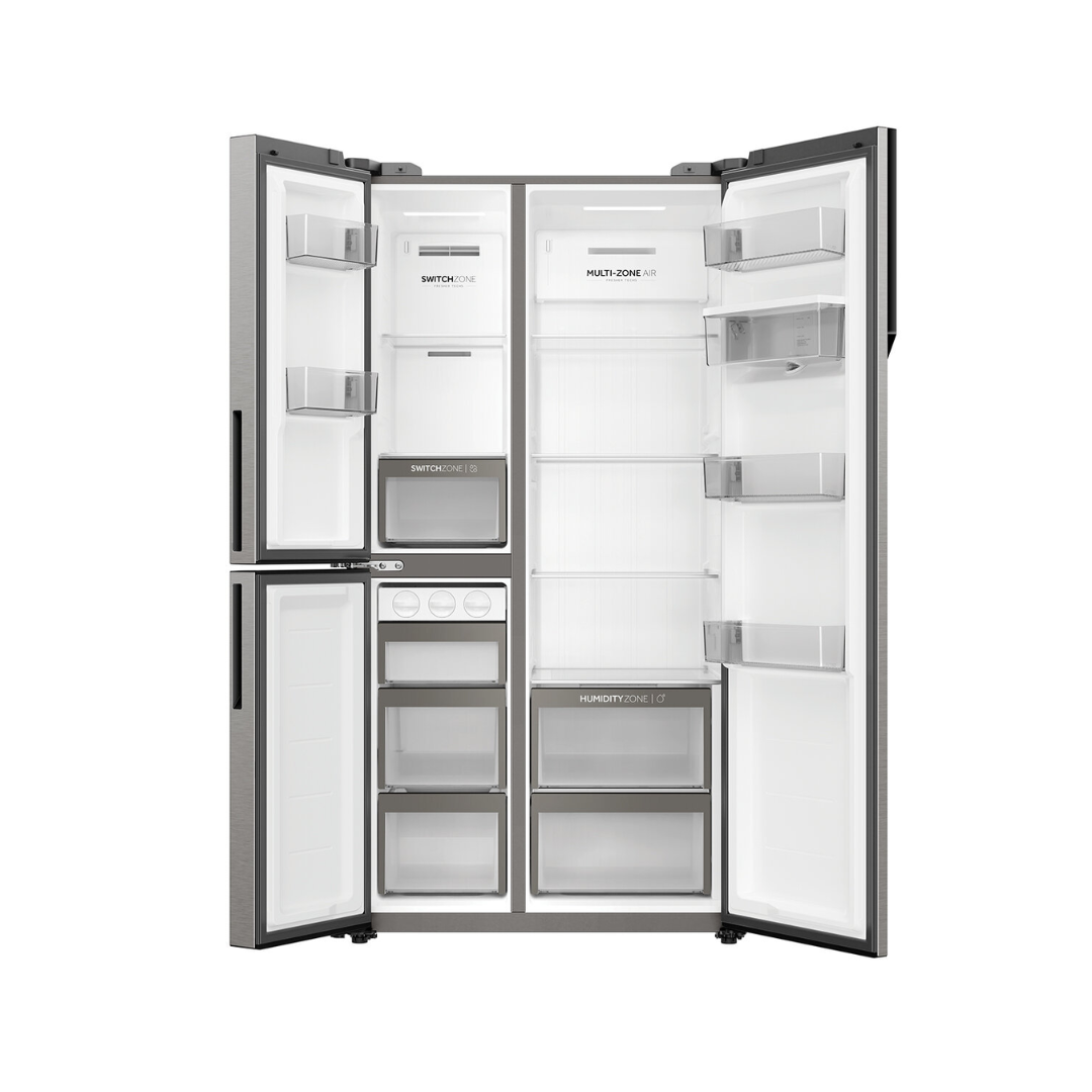 Haier 574L Three Door Side-by-Side Refrigerator Freezer with Water