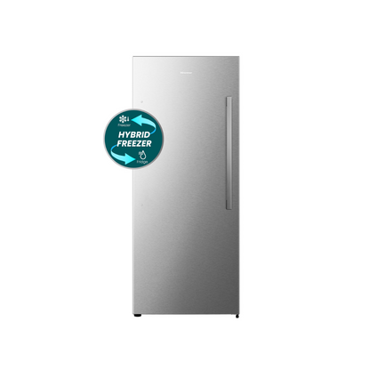 Hisense 384L Hybrid Freezer In Stainless Steel image_1