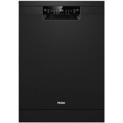 Haier 15 Place Black Freestanding Dishwasher