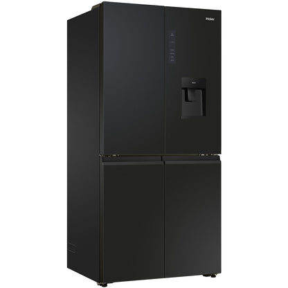 Haier 508L Quad Door Refrigerator Freezer in Black
