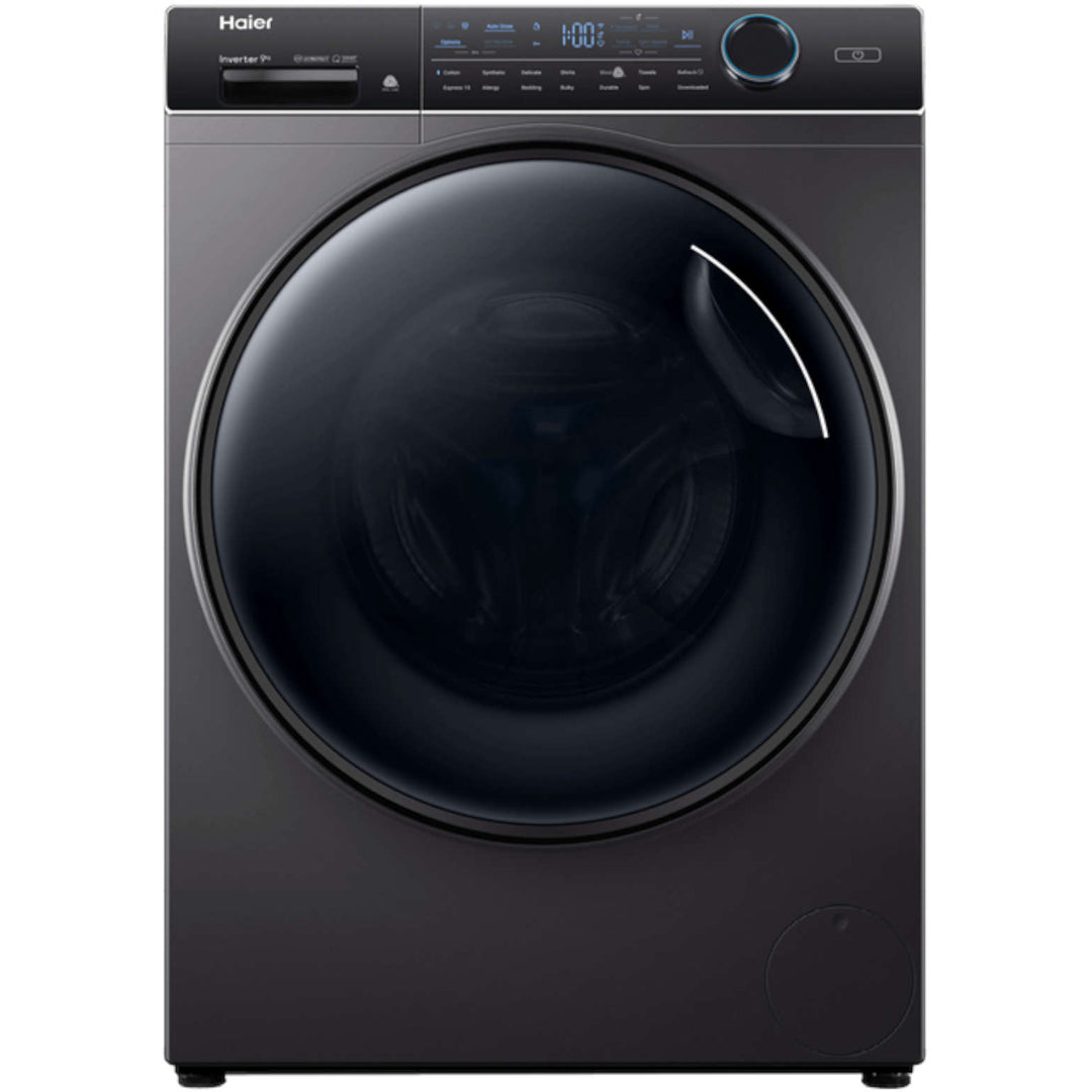 Haier 9kg Front Loader Washing Machine with UV Protect in Black