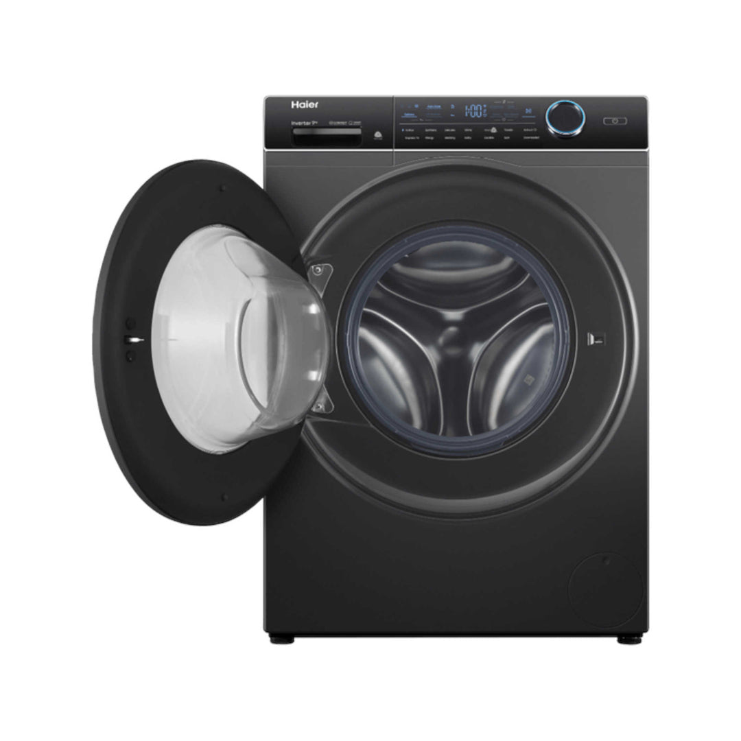Haier 9kg Front Loader Washing Machine with UV Protect in Black