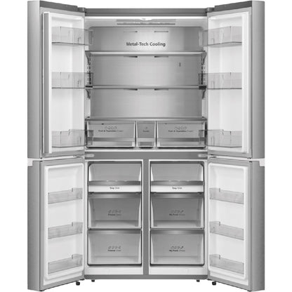 Hisense 609L Stainless Steel French Door Refrigerator
