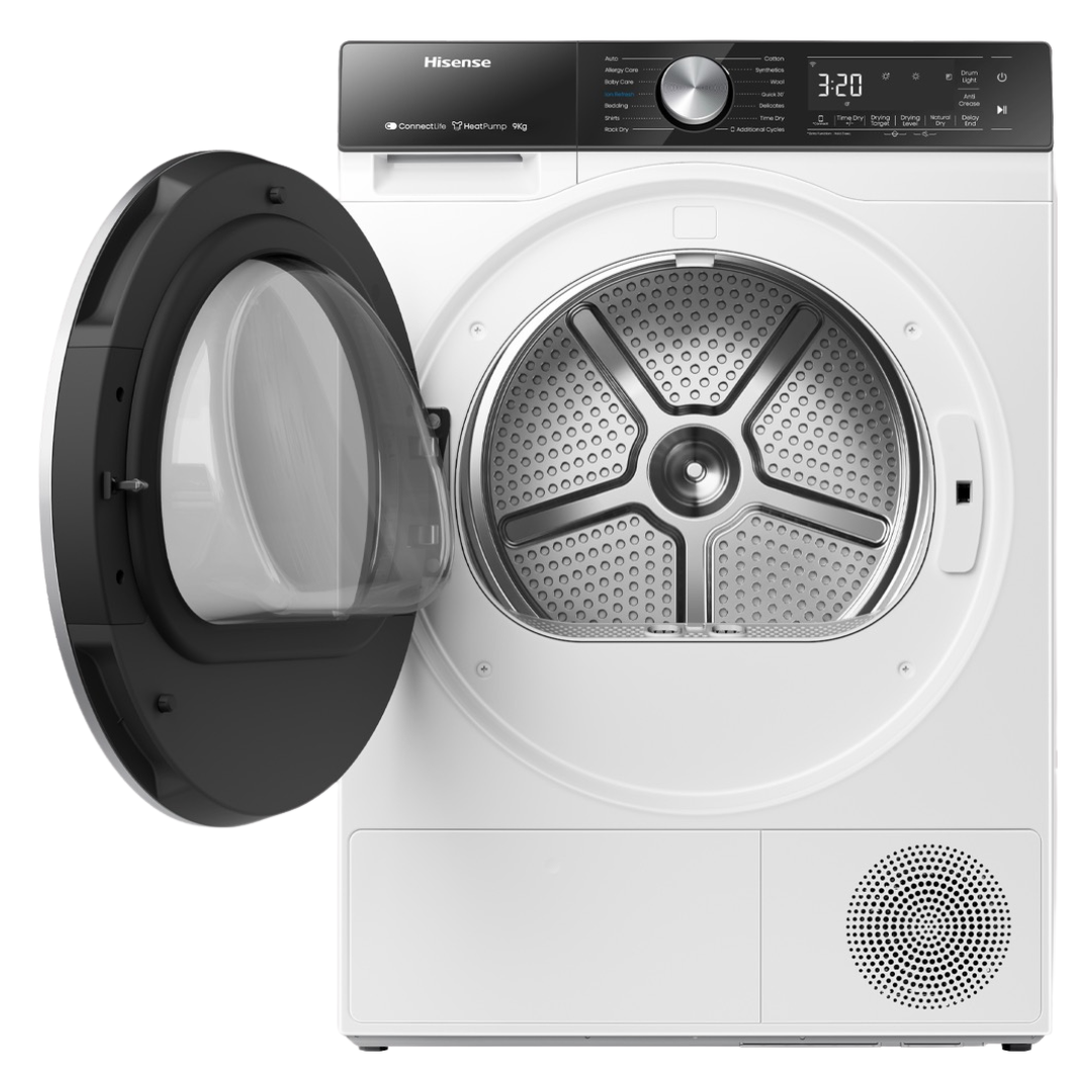 Hisense 9kg Series 5 Heat Pump Dryer White