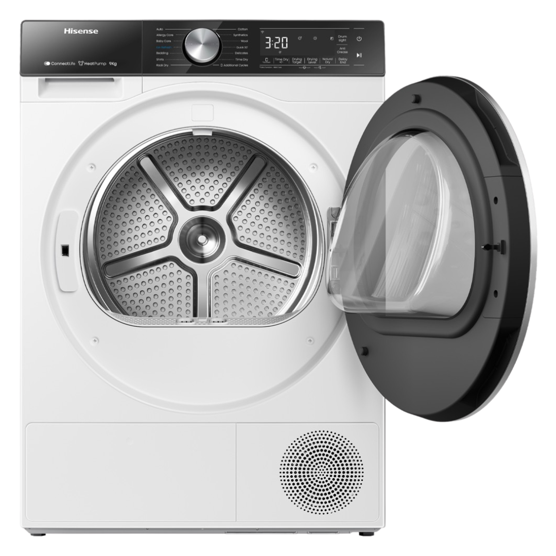 Hisense 9kg Series 5 Heat Pump Dryer White