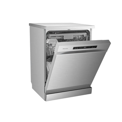 Hisense Stainless Steel Dishwasher with 14 Place Settings