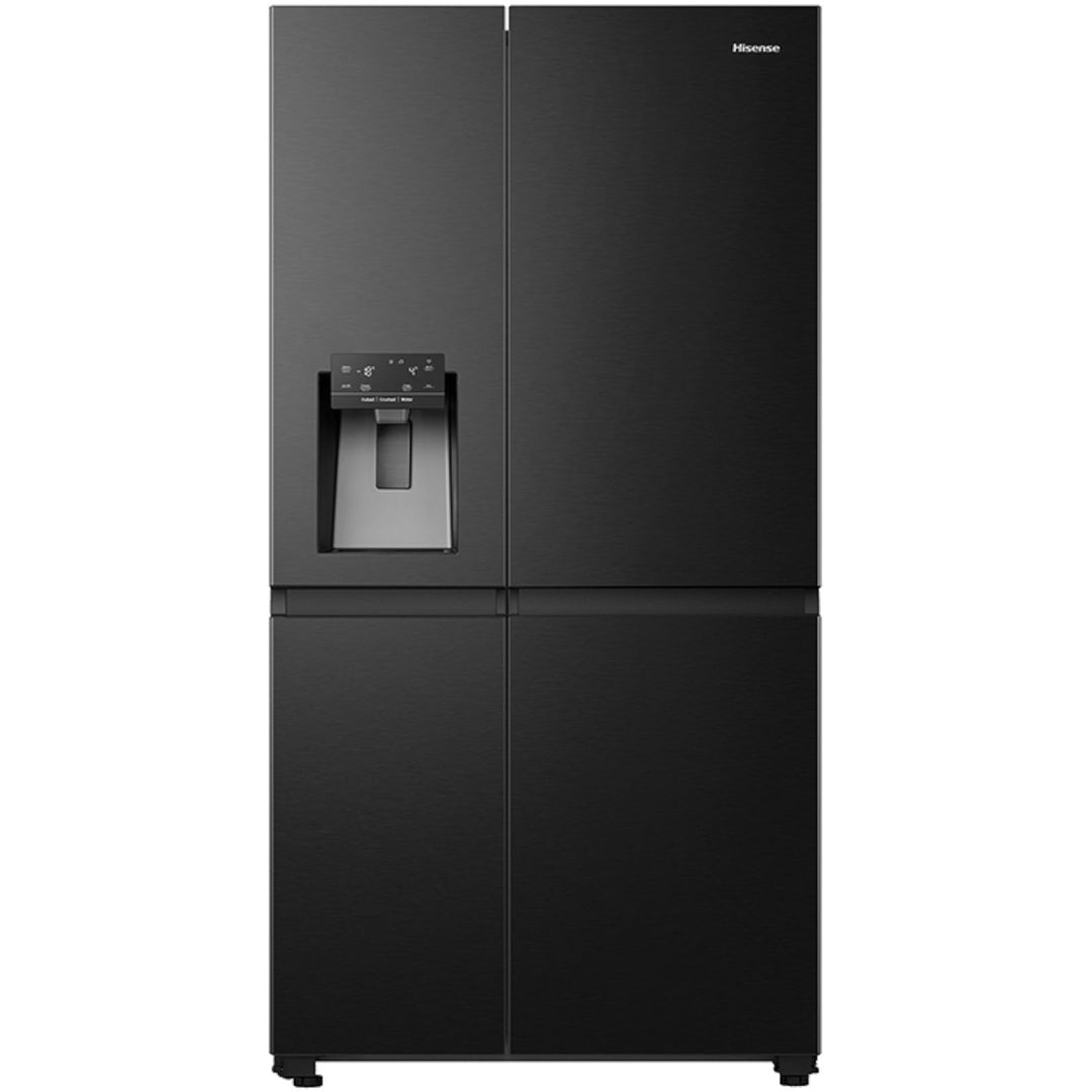 Hisense 632L Pureflat Infinite Side By Side Refrigerator In Black Steel - HRSBS632BW image_1