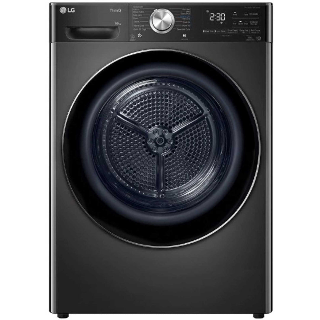 LG 10kg Series 10 Heat Pump Dryer with Inverter Control in Black