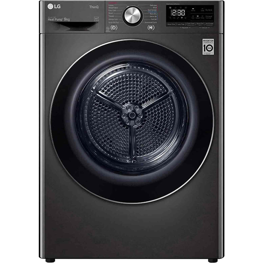 LG 9kg Heat Pump Dryer with Inverter Control in Black Steel image_1