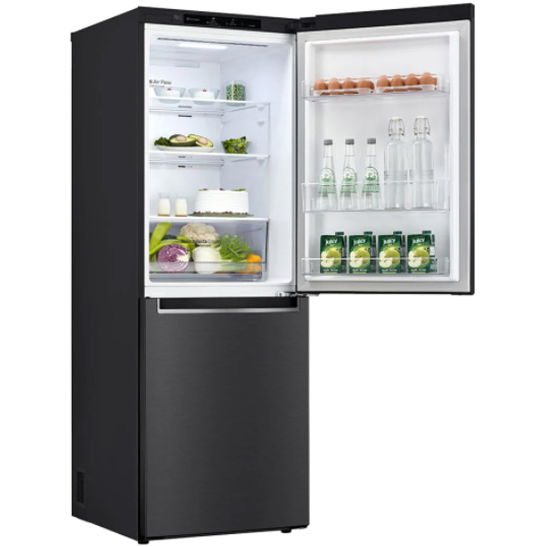 LG 306L Bottom Mount Refrigerator Matte Black
