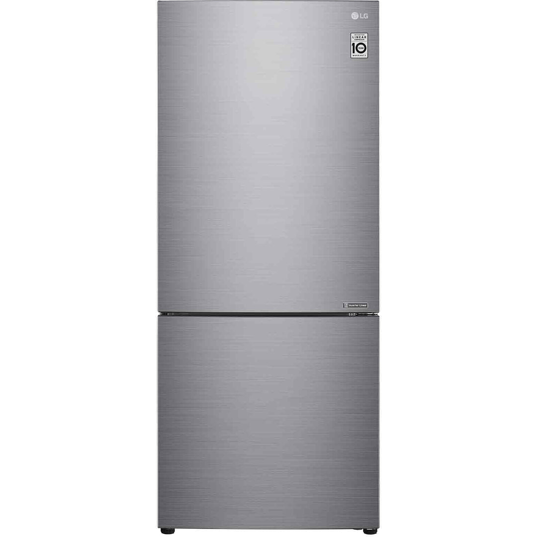 LG GB455PL 454L Bottom Mount Fridge with Door Cooling in Stainless Finish Main