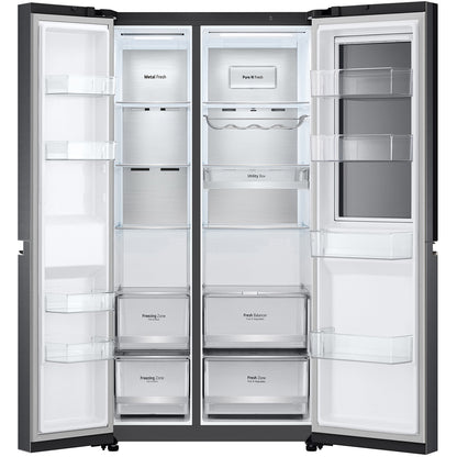 LG 655L Side by Side Fridge in Stainless Finish