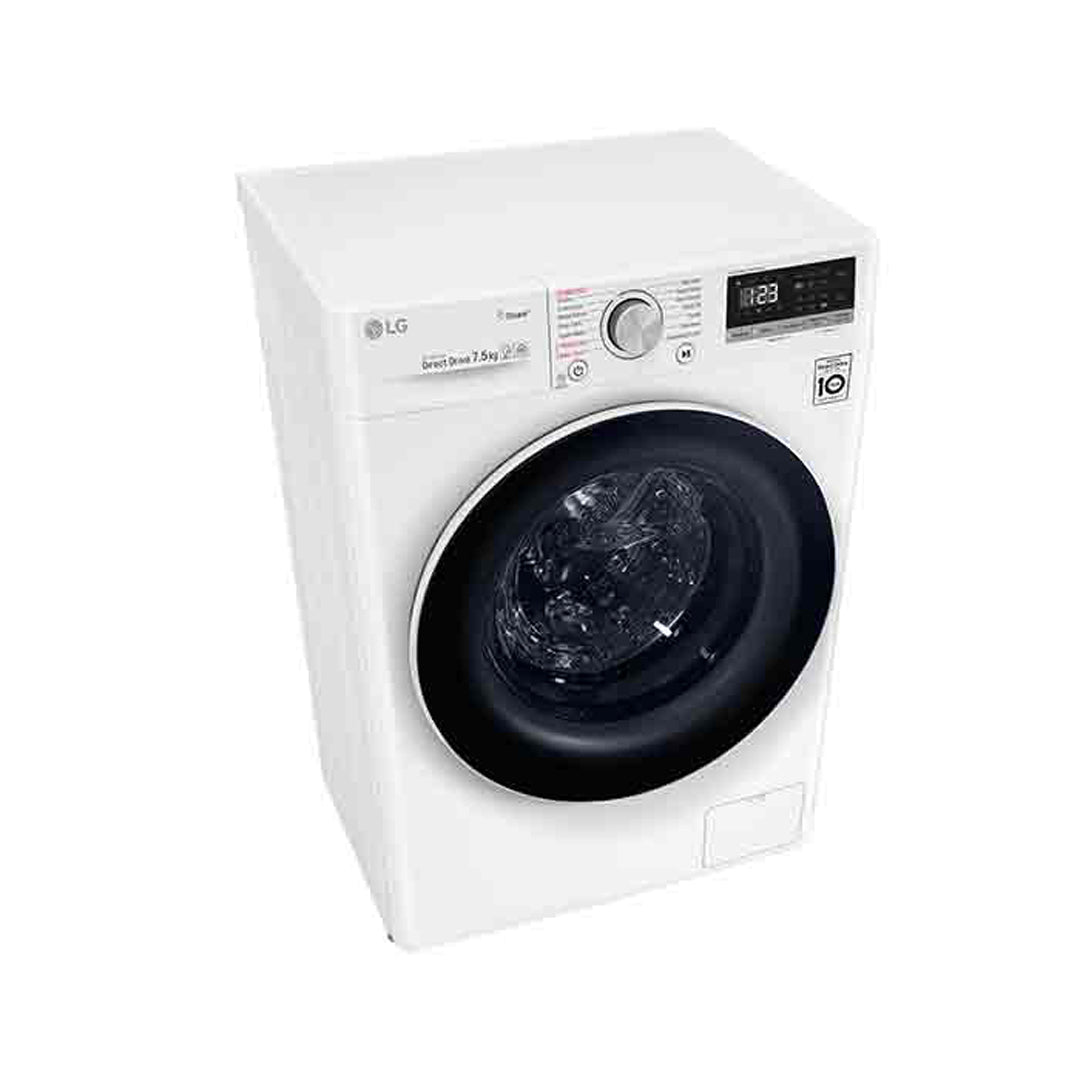 LG 7.5kg Front Load Washing Machine with Steam